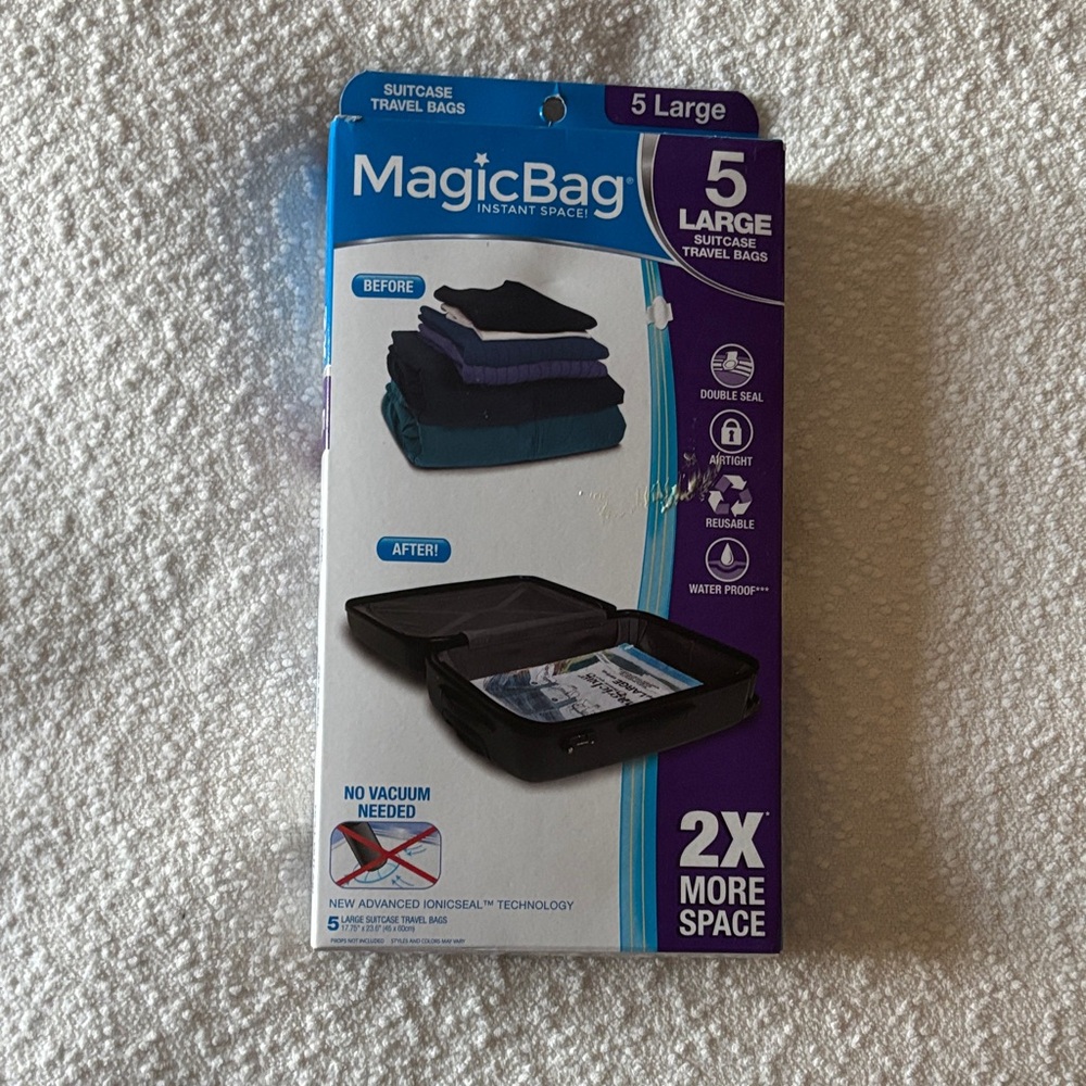 Magic Compression Storage Bags in Blue